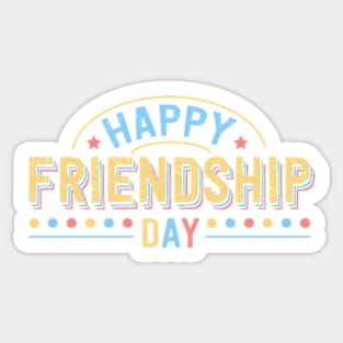 Happy Friendship Day Sticker